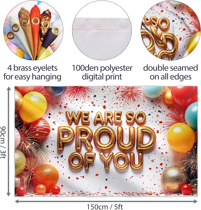 We Are So Proud Of You Banner - Image 2