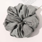 Scrunchies Hair Ties for Women - Big Silk Satin Scrunchie Exra Large Jumbo Gaint Oversized Cute Scrunchy for Curl Thick Hair Ligas Para el Cabello De Mujer Decorations Hair Accessories Gift for Girls