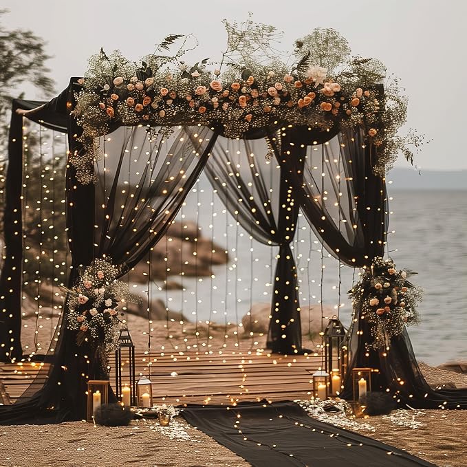 Fomcet Tulle Backdrop Curtains - Image 7