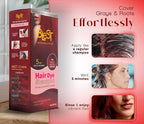 Hair Dye 2-in-1 Shampoo Color for Quick Gray Coverage – Semi Permanent Hair Color for Men and Women – 500ml (Red)