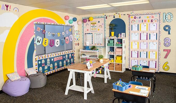 Teacher Created Resources Oh Happy Day Pom-Poms and Tassels Garland - Image 5