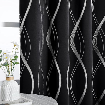 NICETOWN Black Out Curtains for Small Window by NICETOWN