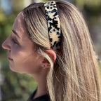 Camila Paris CP3464 French Headband for Women, Handmade White Tokyo, Strong Hold Grip Women's Hair Band, Ligth and Very Flexible, No Slip and Durable Styling Girls Hair Accessories, Made in France