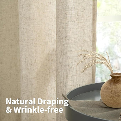 YoungsTex Burlap Linen Curtains - Image 7