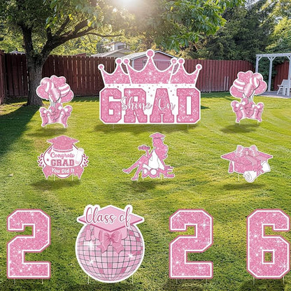 Graduation Yard Sign Class of 2026 Decorations - Image 7