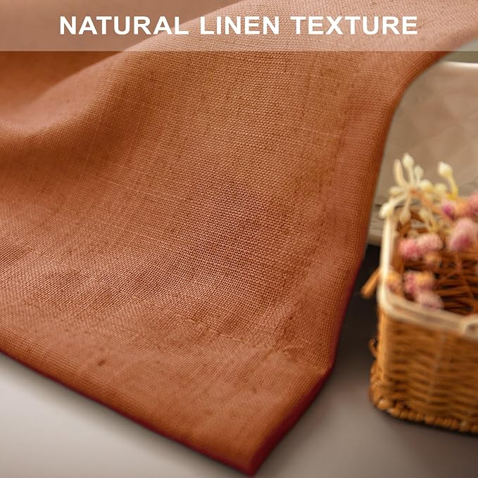 Burnt Orange Curtains 108 Inches Long - Image 8
