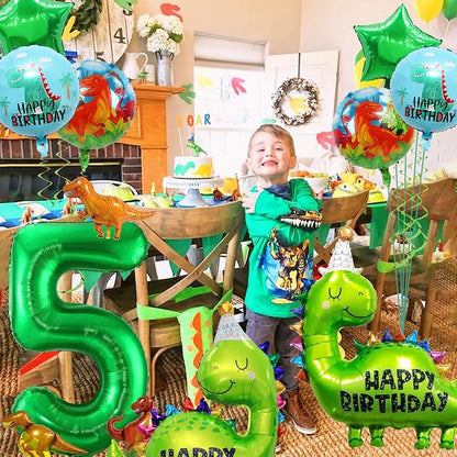 Dinosaur Party Decorations Balloons Green - Image 7