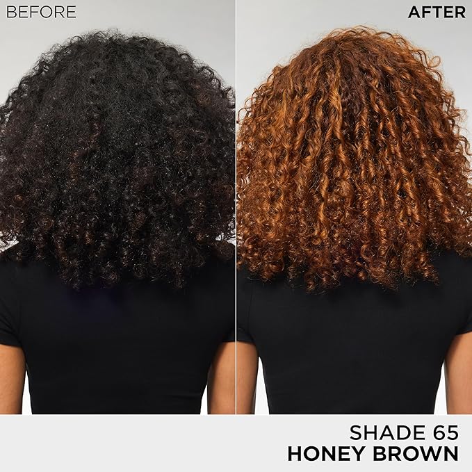 L’Oreal Paris Feria Multi-Faceted Shimmering Permanent Hair Color, High Intensity Hair Dye for 3X Highlights, 65 Honey Brown (Richest Caramel Brown), 1 Hair Dye Kit