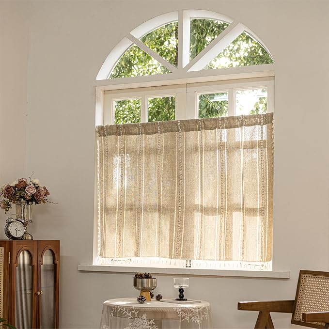 Sutuo Home Boho Curtains Valance Tier 36 inch - Image 7
