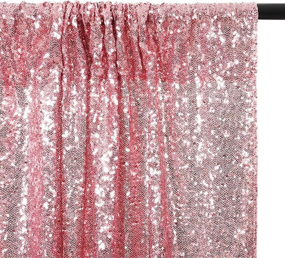 Poise3EHome 10FT x 10FT Sequin Photography Backdrop Curtain - Image 5