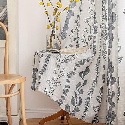Boho Curtains 108 Inches Length by MEETSKY