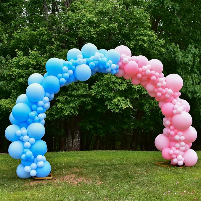 Pastel Pink Christmas Balloons - Image 5