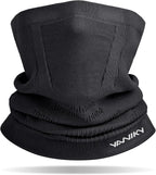 Winter Neck Warmer Gaiter Ski Face Mask, Breathable Fleece Balaclava Windproof Cold Weather Scarf