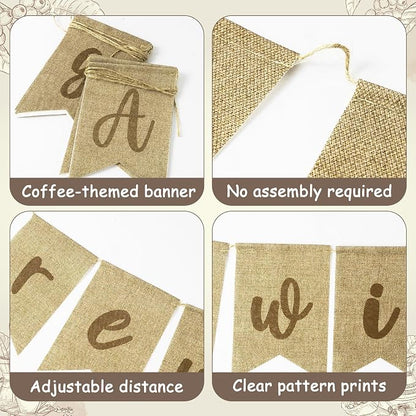 ANGOLIO Coffee Banner for Baby Shower Party - Image 4