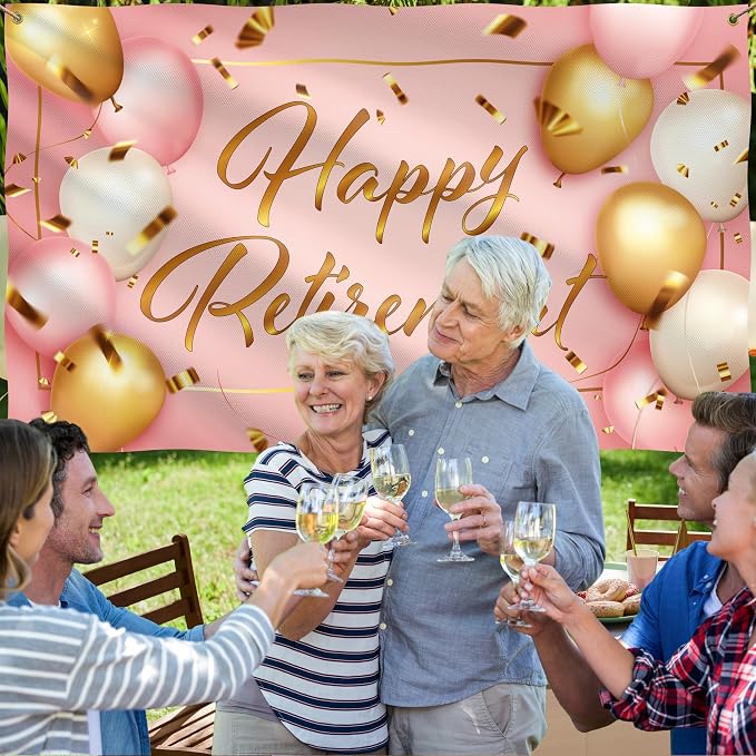 Happy Retirement Banner - Image 4