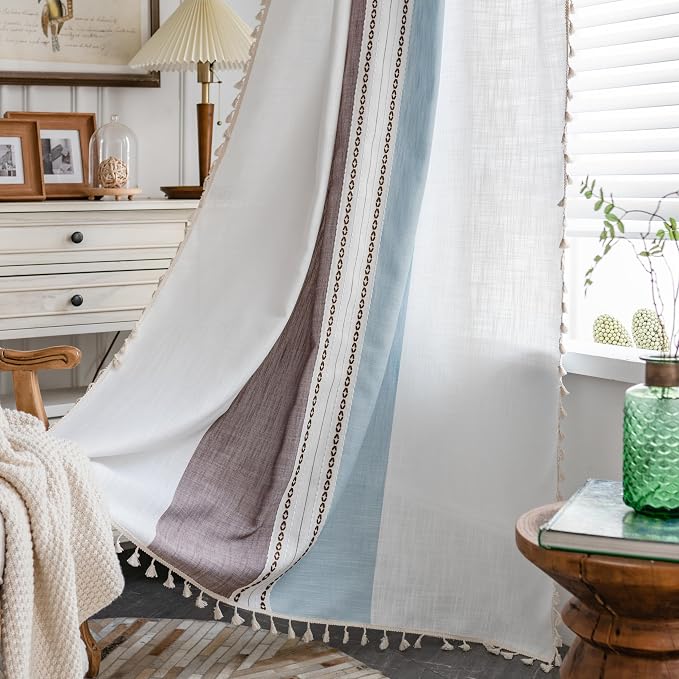 Sutuo Home Boho Curtains 72 inches by SutuoHome