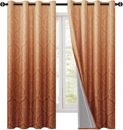 DWCN Full Blackout Curtains for Bedroom 63 Inch Length - Image 9