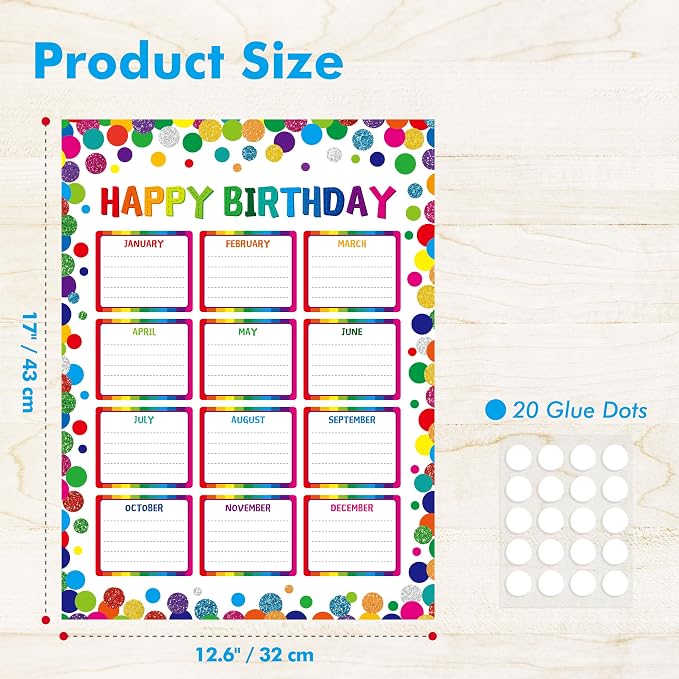 Vantasii Classroom Birthday Chart - Image 2