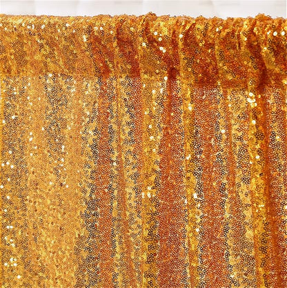 Eternal Beauty Yellow Gold 3mm Sequin Backdrop 10x10 Ft - Image 3