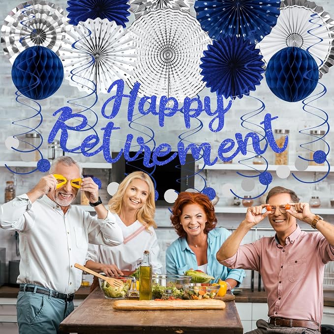 Holkcog Blue Retirement Party Decorations - Image 7