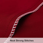 NTBAY 2 Pack Satin King Pillowcases for Hair and Skin, Luxurious and Silky Pillow Cases with Envelope Closure, 20x36 Inches, Wine Red