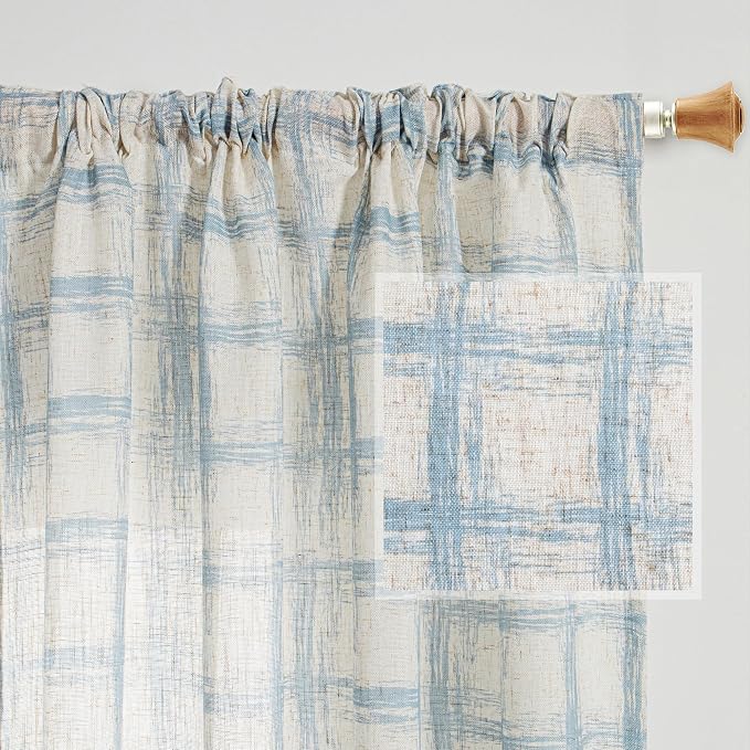 MYSKY HOME 95 inch Curtains 2 Panel Set Curtains by MYSKYHOME