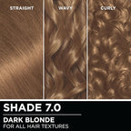Garnier Hair Color Olia Ammonia-Free Brilliant Color Oil-Rich Permanent Hair Dye, 7.0 Dark Blonde, 2 Count (Packaging May Vary)