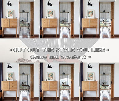 YIIBAII Door String Curtains Fringe Door Curtains - Image 6