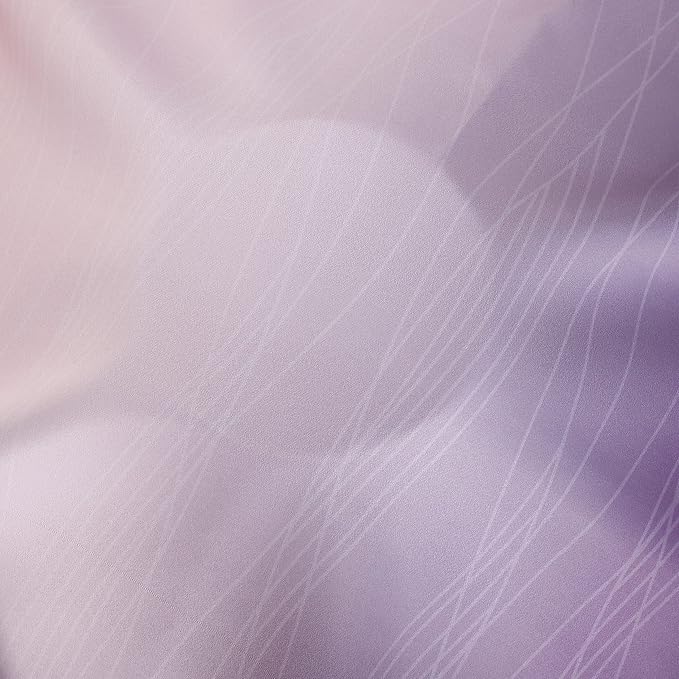 Purple and Pink Ombre Blackout Curtains 102 Inches Long 2 Panels Set, Thermal - Image 8