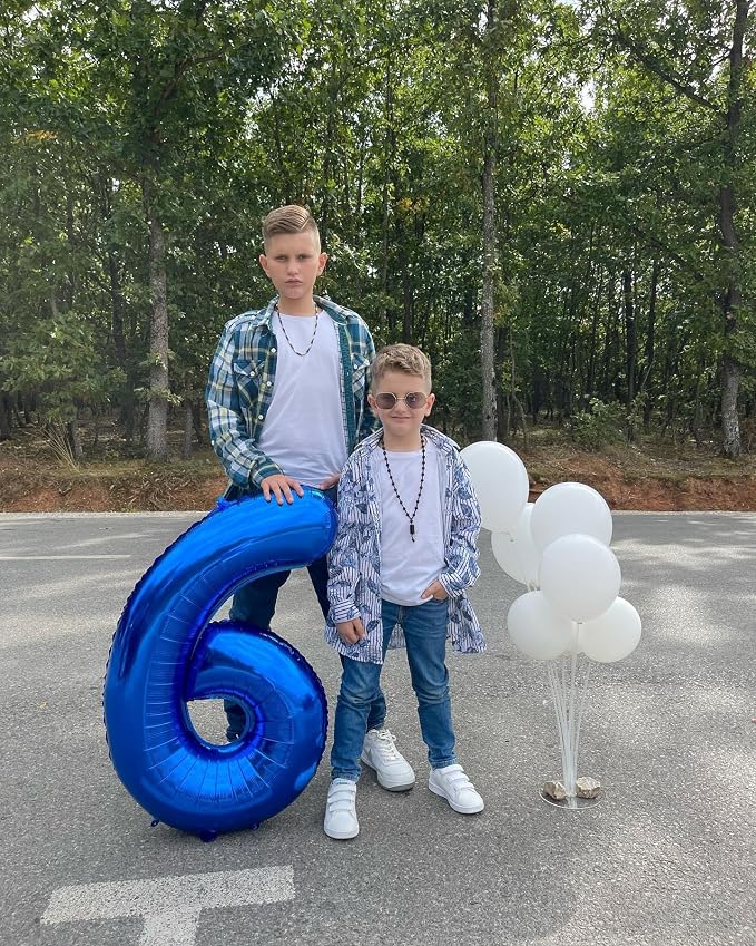 Navy Blue 6 Balloon - Image 2