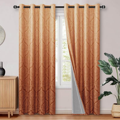 DWCN 100% Blackout Curtains for Bedroom 96 Inch Length by DWCN