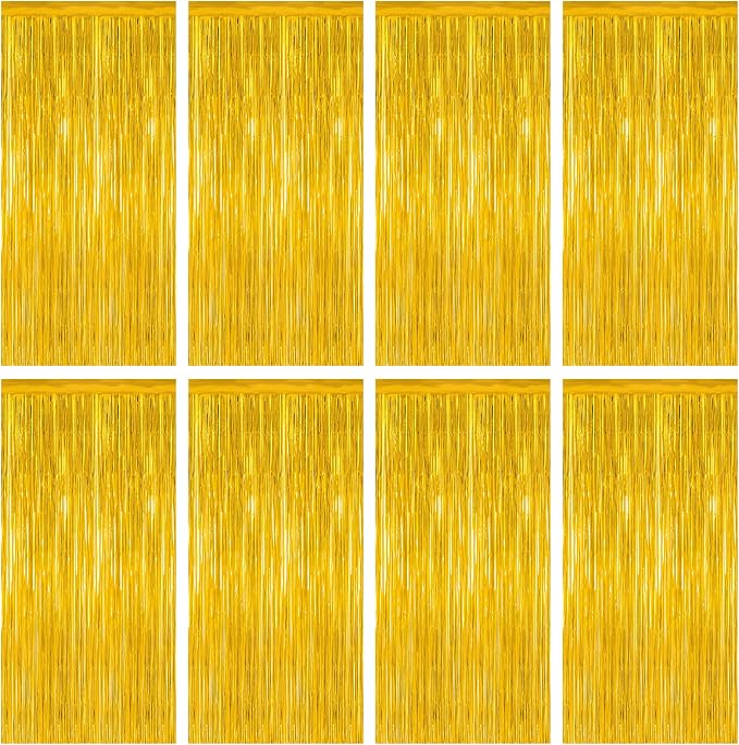 8 Pack 2026 Graduation Party Decorations, 3.28 FT x 7.05 FT Gold Backdrop by ZATAYE