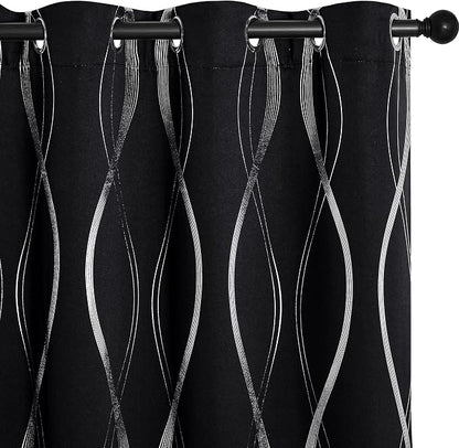 NICETOWN Black Out Curtains 54 inches Long by NICETOWN