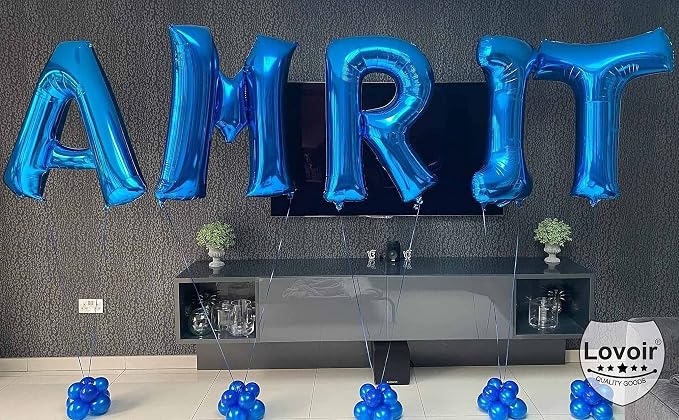 Lovoir 40 Inch Large Blue Letter Y Balloons Big Size Jumbo Mylar Foil Helium - Image 4
