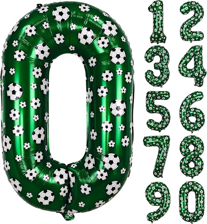 40 Inch Soccer Number 0 Balloons Large Foil Balloon Number 0 Birthday Deco | by Exquisitehighqualitypartydecorationstomeetyoureveryneed%EF%BC%81