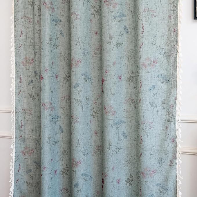 ENJOYBRIDAL Floral 63 Inch Curtains by ENJOYBRIDAL
