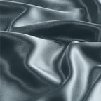 BEDELITE Satin Pillowcase with Zipper 2 Pack, Space Grey Pillow Cases Standard Size, Super Soft and Cooling Similar to Silk Pillow Cases, Gift for Women Men(20x26 Inches)