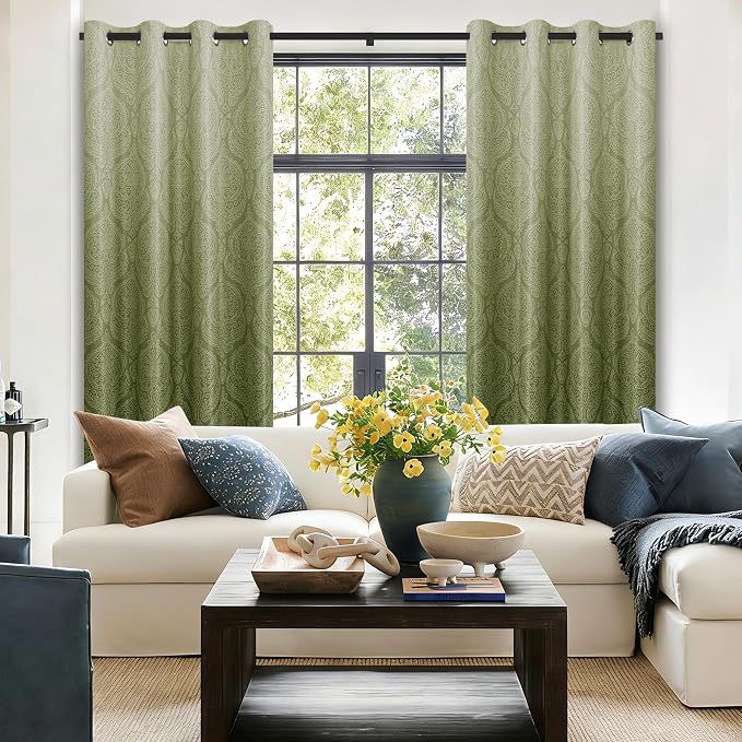 DWCN 100% Blackout Curtains for Bedroom - Image 2
