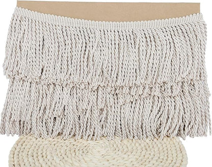 5 Yard Curtain Bullion Fringe Trim-Rayon Tassel Embellishments | 4 Inch Wide - Image 2