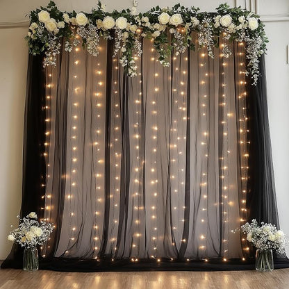Fomcet Tulle Backdrop Curtains by Fomcet