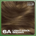 Clairol Natural Instincts Demi-Permanent Hair Dye, 6A Light Cool Brown Hair Color, Pack of 1