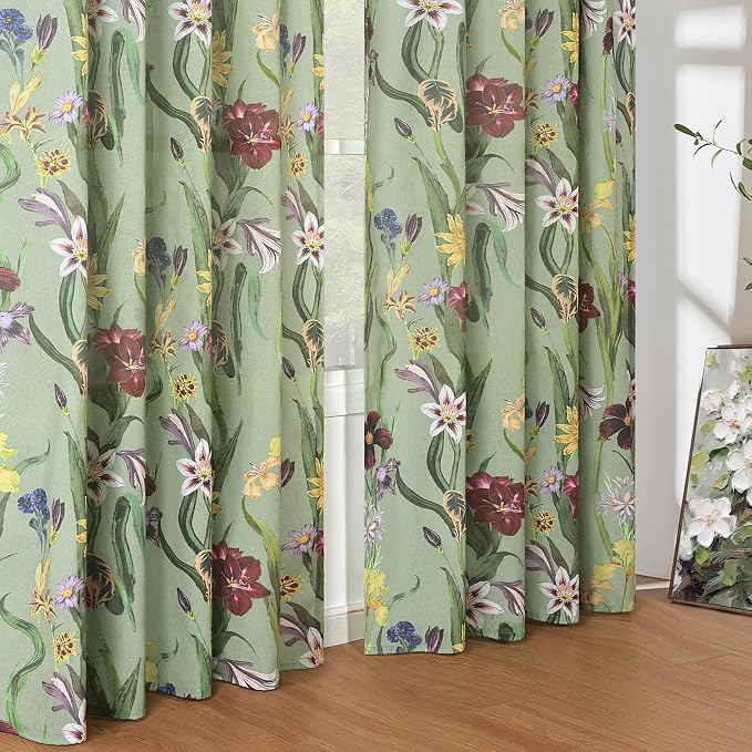 Schweek 96 Inches Long Boho Curtains 2 Panels - Image 7