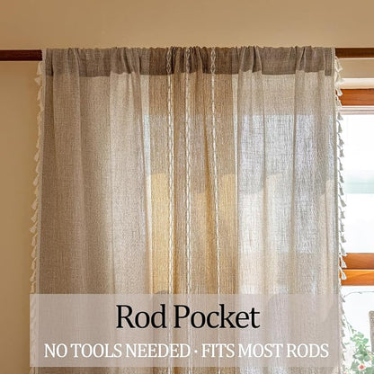 Sutuo Home Boho Curtains 90 inches - Image 6