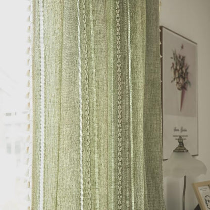 Sutuo Home Boho Curtain for Bedroom Living Room 96 Inches Long, Light Filtering - Image 8