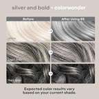 Madison Reed colorwonder Demi-Permanent Hair Color, Effortless At-Home Hair Dye, Ammonia-Free, Cruelty-Free, Silver and Bold (8S Silver Steel), Pack of 1