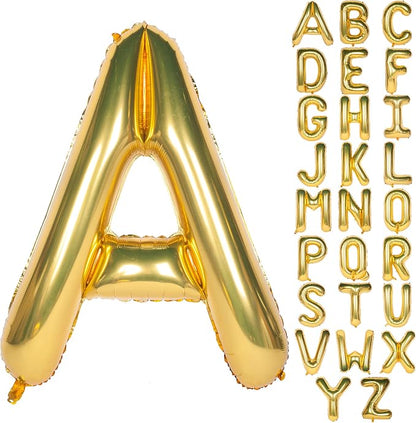 Letter Balloons 40 Inch Giant Jumbo Helium Foil Mylar Gold A | by Exquisitehighqualitypartydecorationstomeetyoureveryneed%EF%BC%81
