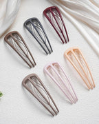 6 PCS French Hair Pins for Women, U-Shaped Hair Forks Stick for Bun Updo Chignons & French Twists, Strong Hold 3 Internal Teeth Hair Chopsticks Styling Accessories