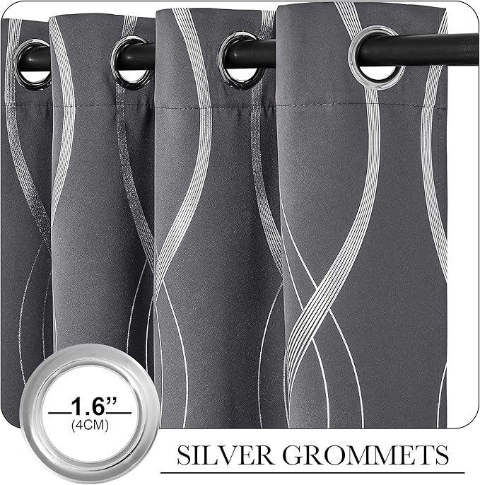 NICETOWN Blackout Short Curtains Panels - Image 3