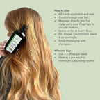 Nature Spell Rosemary Oil For Hair Growth With Root Comb Applicator, Pre-Diluted Hair & Scalp Oil Nourishes Dry, Damaged Hair, For Women & Men, 5.07 Fl Oz