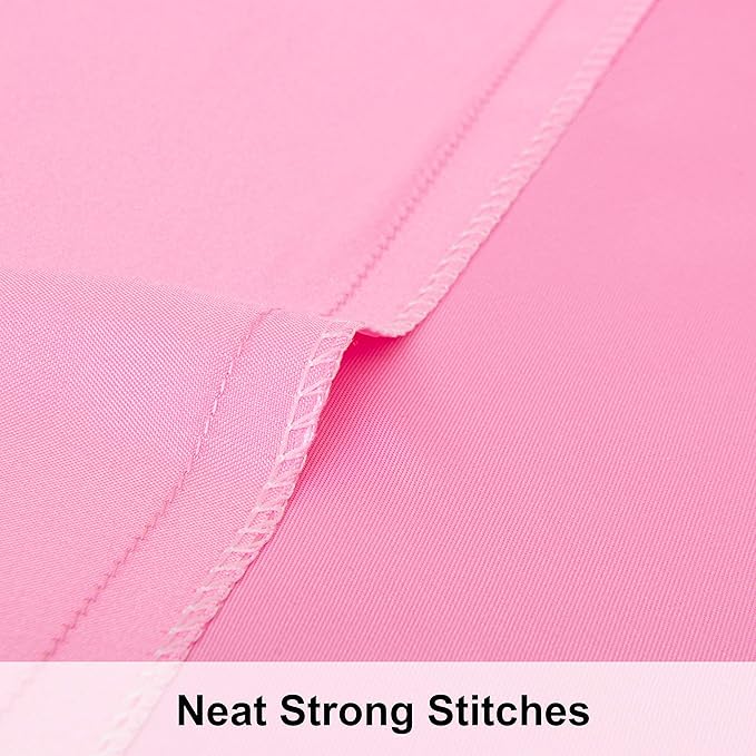NTBAY 2 Pack Satin King Pillowcases for Hair and Skin, Luxurious and Silky Pillow Cases with Envelope Closure, 20x40 Inches, Pink